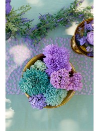 BUNCH OF 6 DAHLIA LILAC 26CM