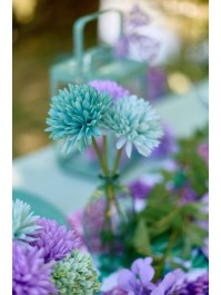 BOUQUET 6 DAHLIAS EUCALYPTUS DIA 13CM X 26CM
