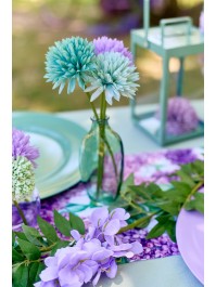 BOUQUET 6 DAHLIAS SOFT MINT DIA 13CM X 26CM
