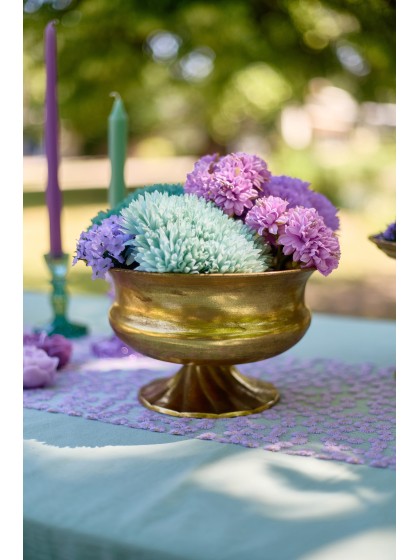 BUNCH OF 6 DAHLIA SOFT MINT 26CM