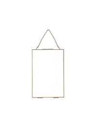 FOTORAHMEN METAL/VERRE GOLD 20CM X 30CM