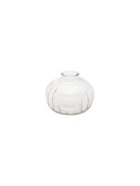 VASE GLAS BARI TRANSPARENT DIA 11CM X 8.5CM