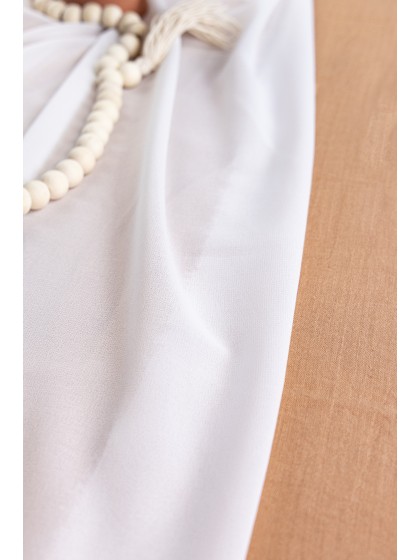 WHITE TOUCH OF WIND DECO ROLL 48CM X 5M
