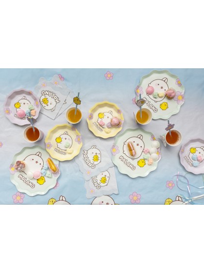 TISCHDECKE PAPIER RECYCLABLE 40GSM MOLANG © 136CM X 228CM