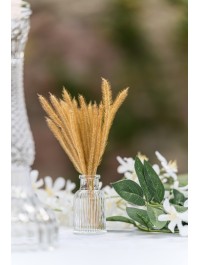 MINI CLEAR STRIPED VASE BALLADE DIA 4.3CM X 7.4CM