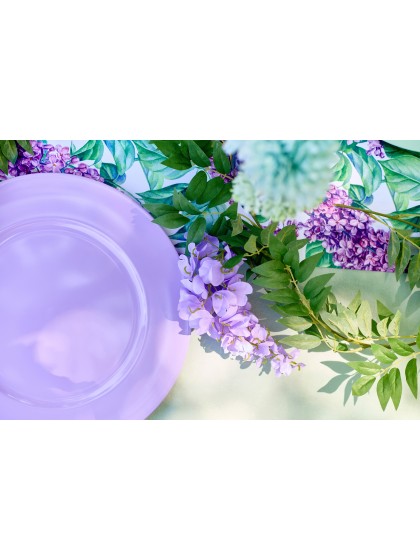 SOUS-ASSIETTE PP LILAS BRILLANT DIA 33CM