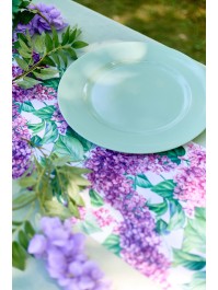SHINY SOFT MINT PP CHARGER PLATE DIA 33CM