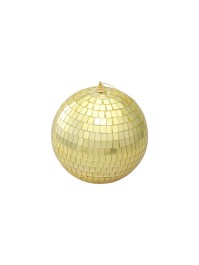BOULE A FACETTES OR DIA 15CM X16.5CM HT