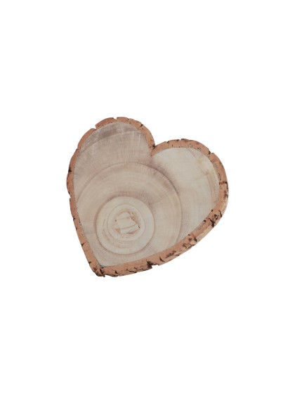 RONDIN COEUR BOIS 19CM X 19CM X 3CM
