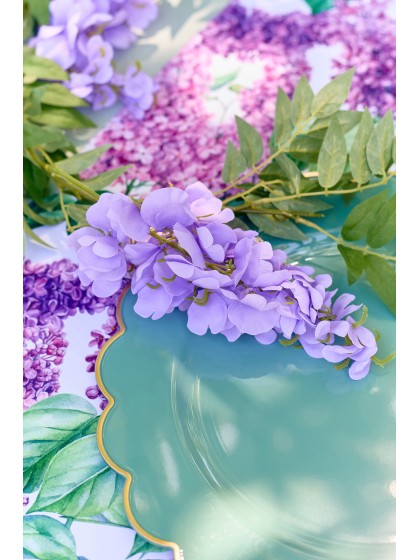 GIRLANDE GLYZINIE LILAS 180CM X 28CM X 9CM