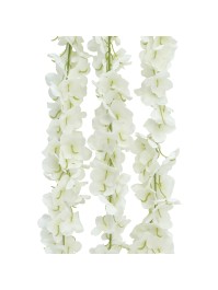 BRANCH WITH WHITE HYDRANGEA FLOWERS 170CM X 20CM X 5CM