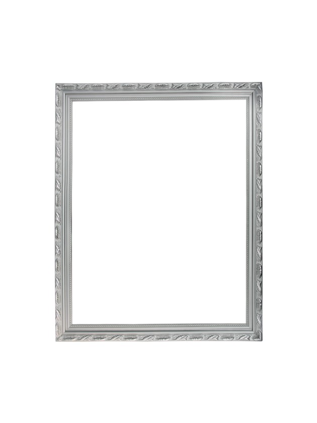 HOLZRAHMEN SILBER MOULURE 57CM X 67CM