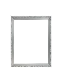 HOLZRAHMEN SILBER MOULURE 57CM X 67CM