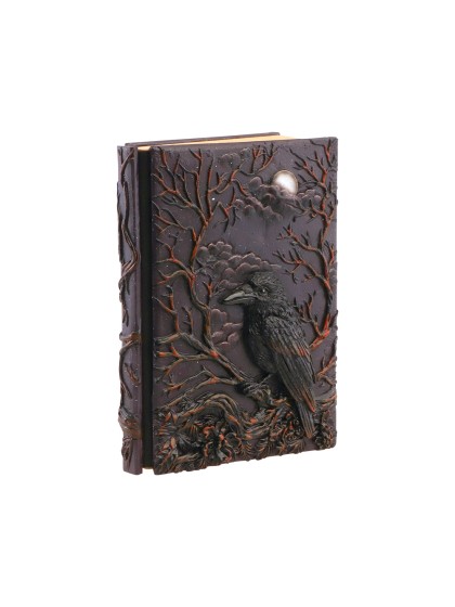 LIVRE CARNET DE NOTES CORBEAU 14.5CM X 4.5CM X 19CM