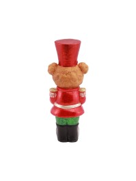 SWEET BEAR BARNABEY TAMBOUR POLYRESIN 11.5CM X 14CM X 29.5CM