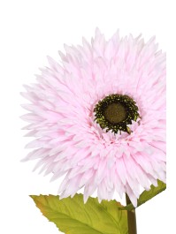 LIGHT PINK GERBERA ON STEM DIA 25CM X 85CM