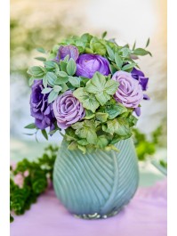 BOUQUET LADY VIOLET DIA 21CM X 32CM