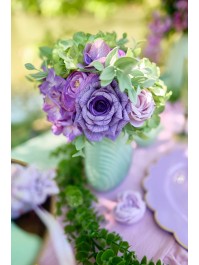 BLUMENSTRAUSS LADY VIOLET DIA 21CM X 32CM