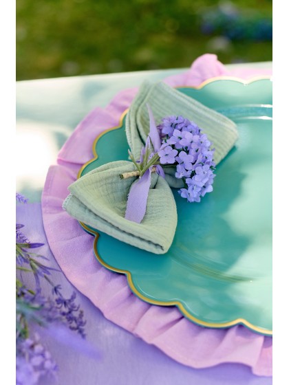 MINI BOUQUET HORTENSIA LILAS 8CM X 7CM X 11CM