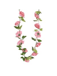GUIRLANDE ROSES ROSE TULIPE 220CM X 15CM X 9CM