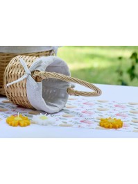 4 DAISY CANDLES 2 ASSORTED 6CM X 5.7CM X 1.5CM