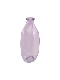 VASE VERRE NEBULA LILAS 7.2CM X 5.6CM X 15CM