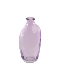 VASE VERRE NEBULA LILAS 7.2CM X 5.6CM X 15CM