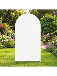 HOUSSE SPANDEX POUR ARCHE ARRONDIE BLANCHE 1M X 2M
