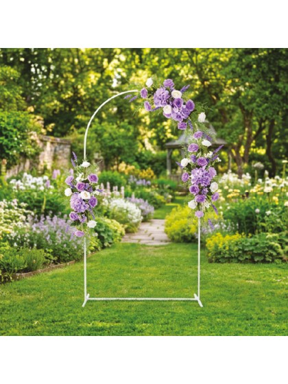 ARCHE FORME PORTE METAL BLANC 1M X 2M