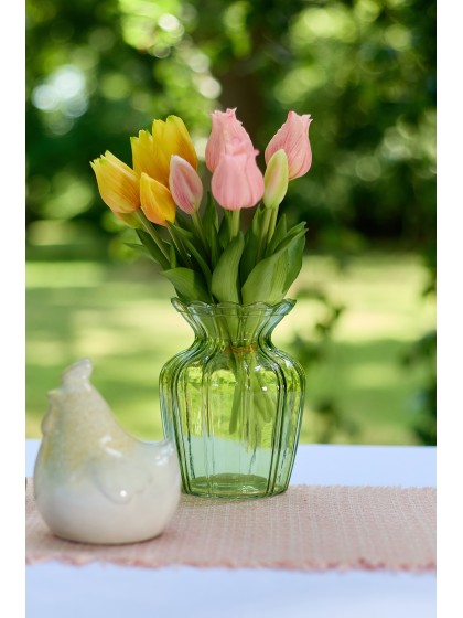 VASE VERRE ALCEA THE VERT DIA 11.8CM X 15.2CM