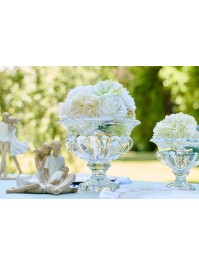 RUND VASE GLAS FLORENCE TRANSPARENT DIA 25CM X 21CM