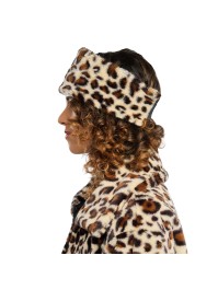 LEOPARD ELASTIC HEADBAND ONE SIZE