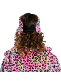 MULTICOLOR LEOPARD ELASTIC HEADBAND ONE SIZE