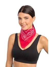 RED BANDANA 54CM X 54CM