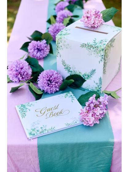 GUEST BOOK EUCALYPTUS 96 PAGES 19.5CM X 24.5CM X 1CM