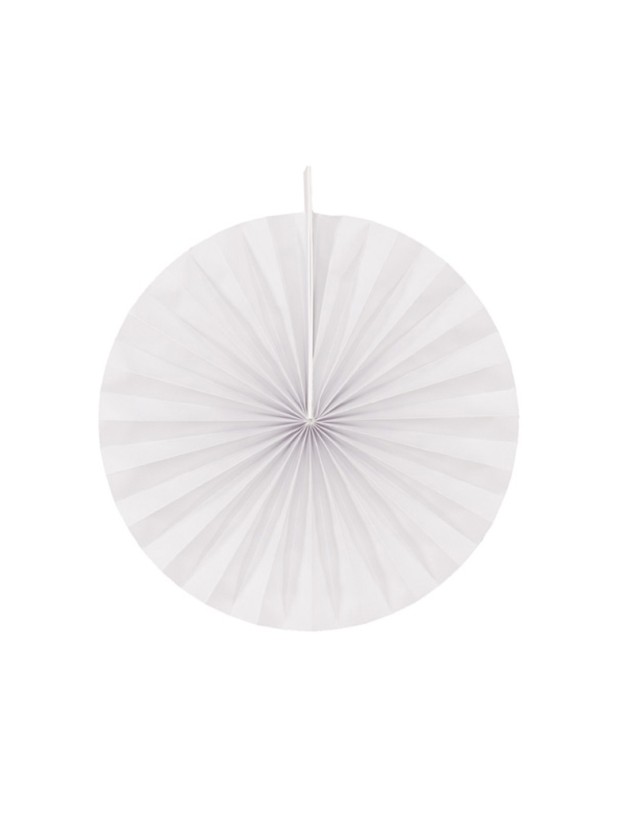SET OF 4 WHITE FANS DIA 40CM