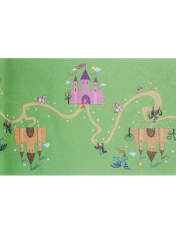 CHEMIN DE TABLE PRINCESSE ET CHEVALIER 30CM X 5M