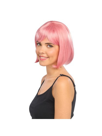 PERÜCKE LOVA HAAR COURTS ROSA PASTELL 30CM