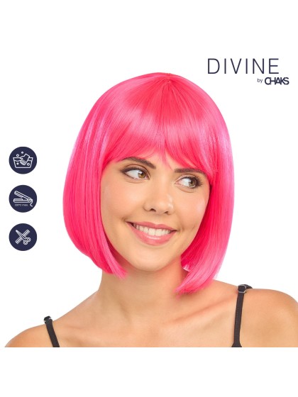 PERRUQUE LOVA CHEVEUX COURTS FUCHSIA 30CM