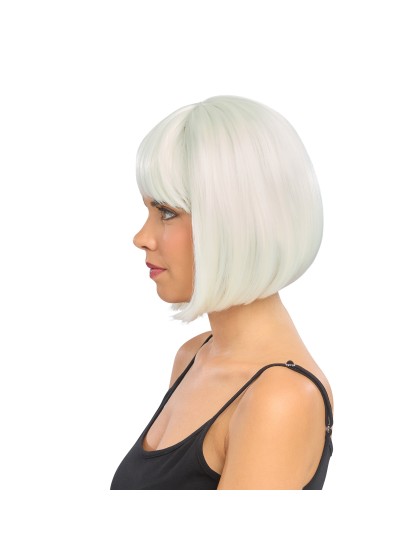 PERRUQUE LOVA CHEVEUX COURTS BLOND PLATINE 30CM