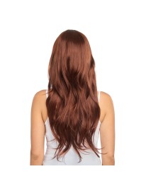 PERÜCKE SIENNA HAAR LONGS ACAJOU MIT FRANSEN VORHANG 68CM