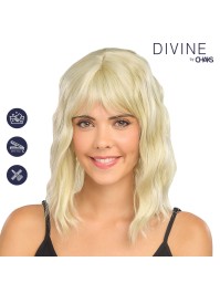 TESSA - WAVY BLOND SHORT HAIR WIG WITH FRINGE 35CM