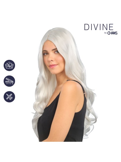 LUNA - WAVY GREY LONG HAIR WIG 66CM