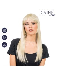 RIHANNA LONG BLOND STRAIGHT HAIR WIG WITH FRINGE 58CM