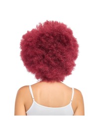 JACKSON - AFRO BURGUNDY RED HAIR WIG 33CM