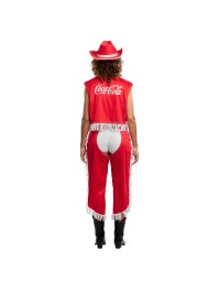 COCA-COLA © WOMAN COWBOY COSTUME 2 PIECES S
