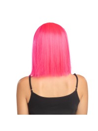 PERÜCKE CANDY HAAR LANG BOB ROSA FUCHSIA 40CM