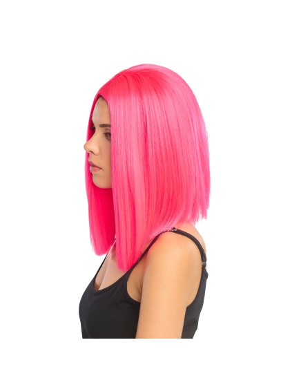 CANDY - FUCHSIA PINK A-LINE BOB HAIR WIG 40CM