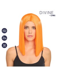 PERRUQUE CANDY CARRE PLONGEANT ORANGE 40CM
