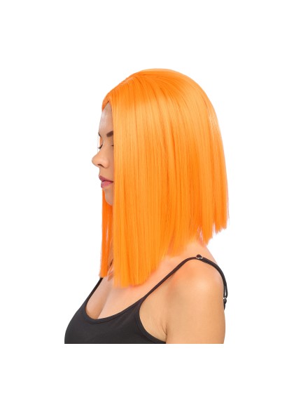 PERÜCKE CANDY HAAR LANG BOB ORANGE 40CM